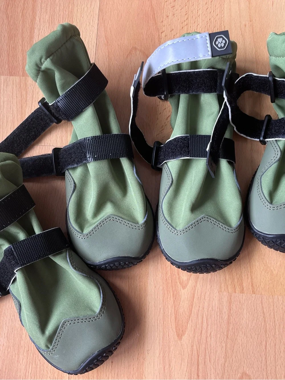 Size 7 Spark Paws Waterproof Rain & Snow Boots with Reflective Straps